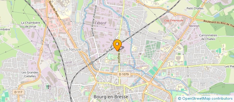 localisation de l'entreprise DES CLES POUR L'AVENIR  BOURG-EN-BRESSE