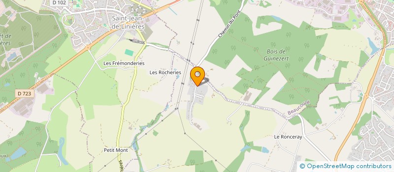 localisation de l'entreprise DES CLOSSETS  BOUCHEMAINE