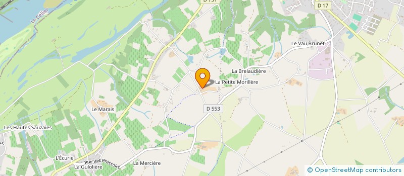 localisation de l'entreprise DES CLOUS  OREE-D'ANJOU