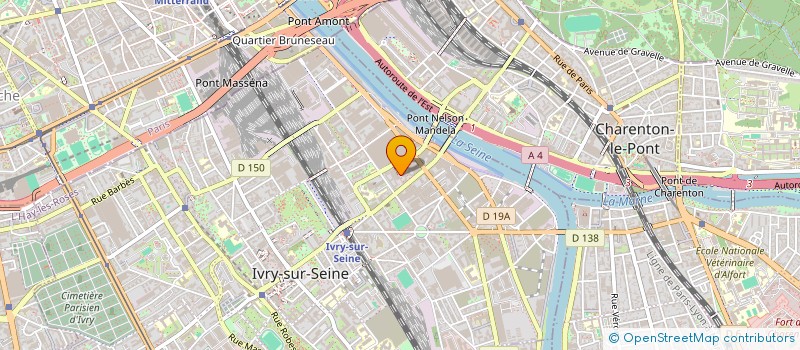 localisation de l'entreprise DES COEURS SUR LA MAIN à IVRY-SUR-SEINE