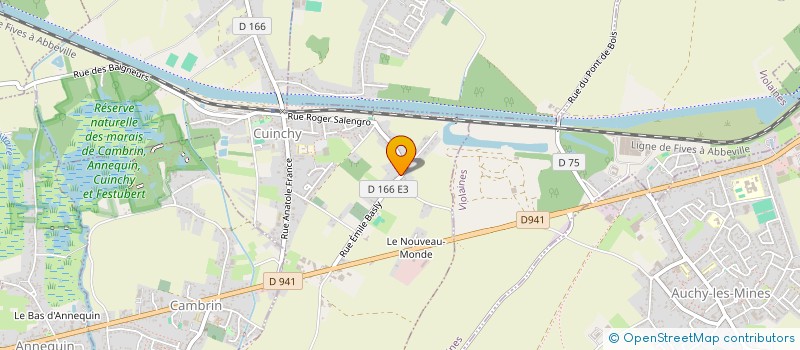 localisation de l'entreprise DES COLCHIQUES  CUINCHY