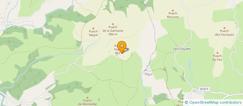 localisation de l'entreprise DES COLLINETTES  SEGUR