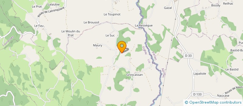 localisation de l'entreprise DES COLOMBIERES à SAINT-CIRGUES