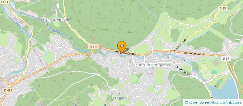 localisation de l'entreprise DES COLS à XONRUPT-LONGEMER