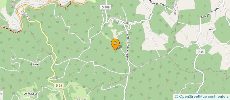 localisation de l'entreprise DES COMBES  TOUZAC