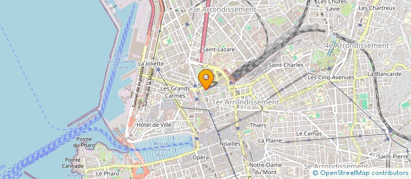 localisation de l'entreprise DES COMMERCANTS ET ARTISANS DE L ARC E TRIOMPHE à MARSEILLE