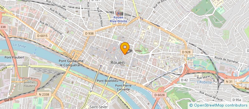 localisation de l'entreprise DES COMMISSAIRES PRISEURS à ROUEN