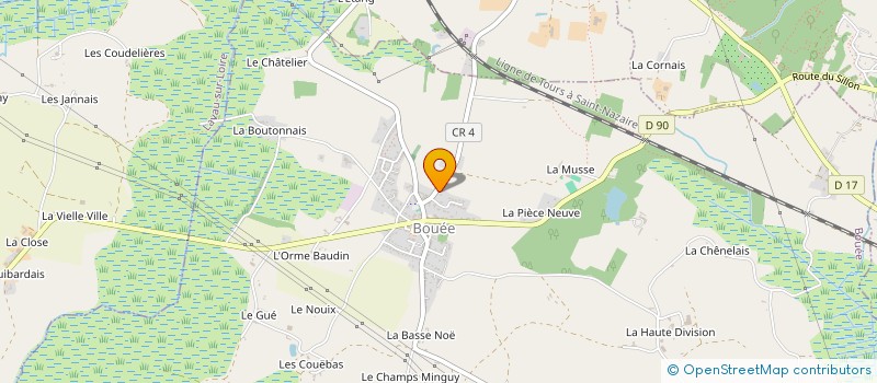 localisation de l'entreprise DES COMMUNS à SAVENAY