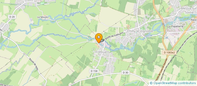 localisation de l'entreprise DES CONDAMINES  FREBUANS