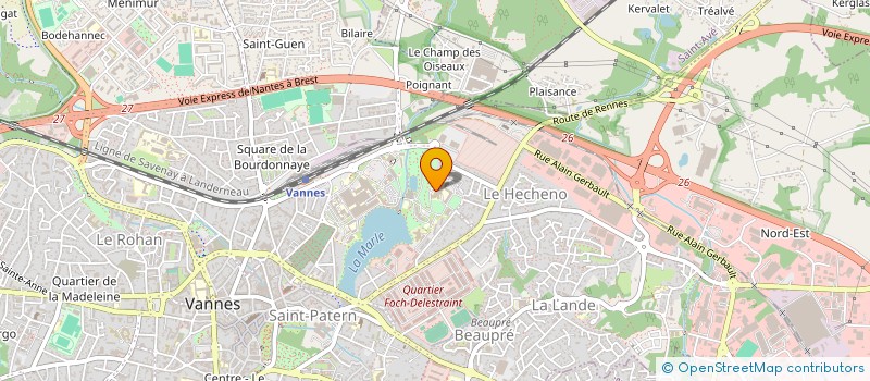 localisation de l'entreprise DES CONVALESCENTS D INFARCTUS DU MYOCARDE à VANNES