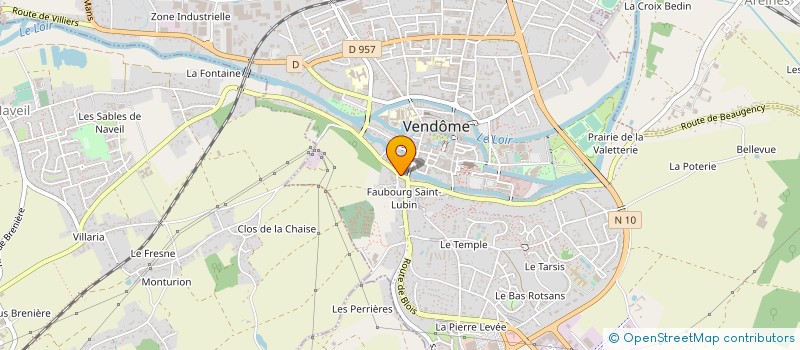 localisation de l'entreprise DES COPROPRIETAIRES  VENDOME