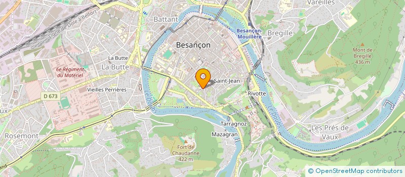 localisation de l'entreprise DES COPROPRIETAIRES 9 RUE CHIFFLET  BESANCON