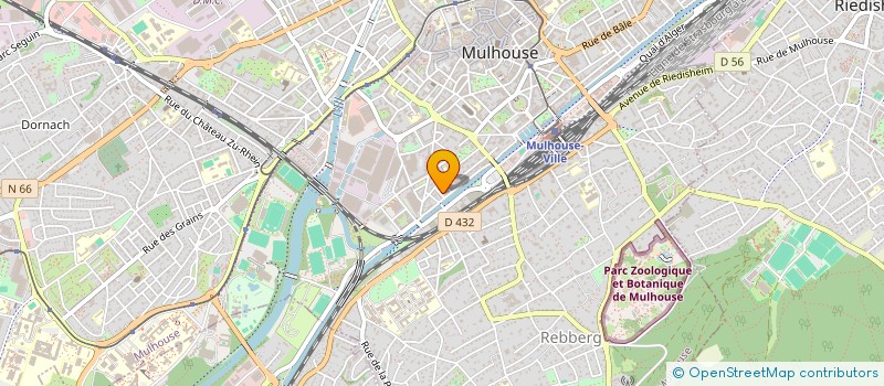 localisation de l'entreprise DES COPROPRIETAIRES 9 RUE LAEDERICH  MULHOUSE