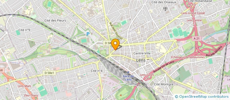 localisation de l'entreprise DES COPROPRIETAIRES DE LA RES ARPEGE  LENS