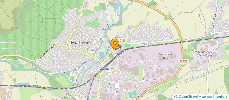 localisation de l'entreprise DES COPROPRIETAIRES DE LA RESIDENCE  MOLSHEIM