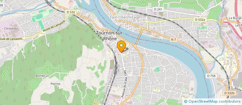localisation de l'entreprise DES COPROPRIETAIRES LE BEAUCAIRE à TOURNON-SUR-RHONE