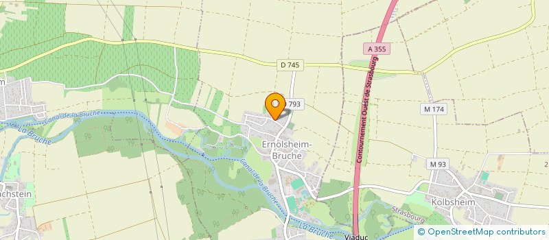 localisation de l'entreprise DES COPROPRIETAIRES RES BARONNE ALEXIA  ERNOLSHEIM-BRUCHE