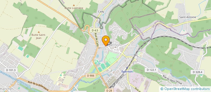 localisation de l'entreprise DES COPROPRIETAIRES RESIDENCE DU MOULIN à EPERNON