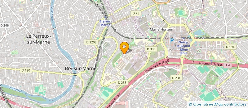 localisation de l'entreprise DES COPROPRIETAIRES RESIDENCE  LES HAUTS DE BRY  BRY-SUR-MARNE