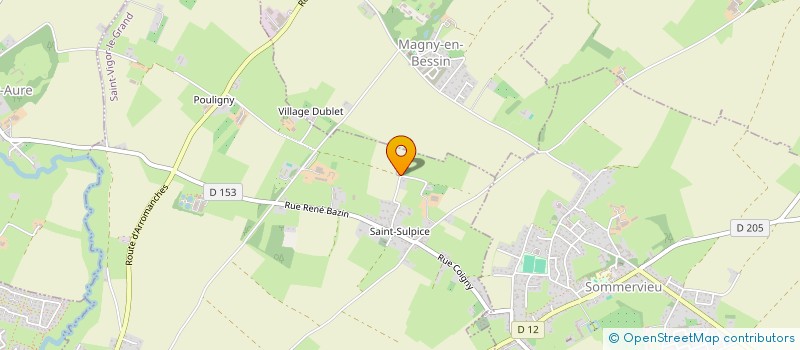 localisation de l'entreprise DES COQS  SAINT-VIGOR-LE-GRAND