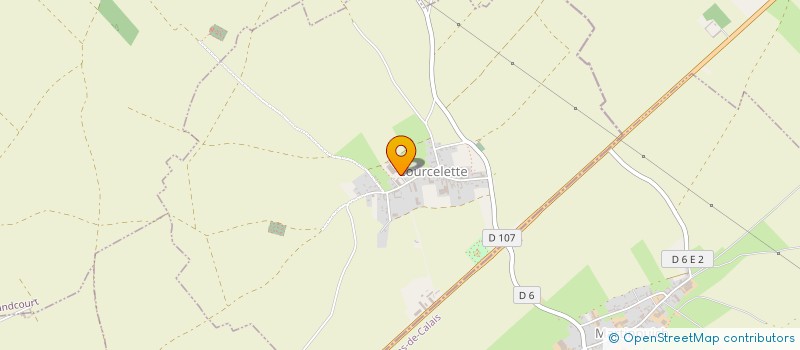 localisation de l'entreprise DES COQUELICOTS  COURCELETTE