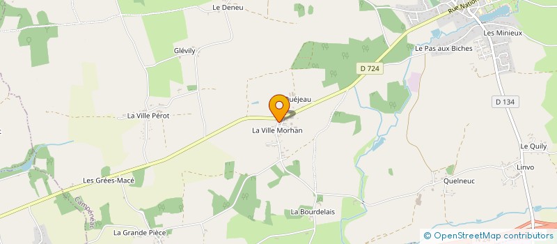 localisation de l'entreprise DES COQUELICOTS  CAMPENEAC