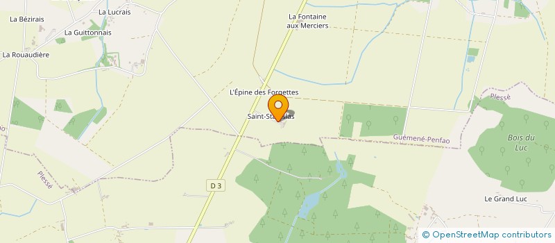 localisation de l'entreprise DES CORBEAUX à GUEMENE-PENFAO