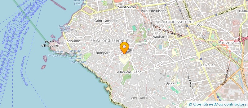 localisation de l'entreprise DES CORDELLES à MARSEILLE