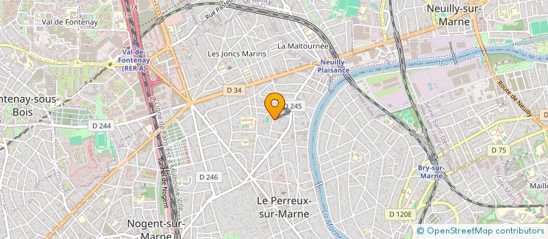 localisation de l'entreprise DES CORDES A TON ART à LE PERREUX-SUR-MARNE
