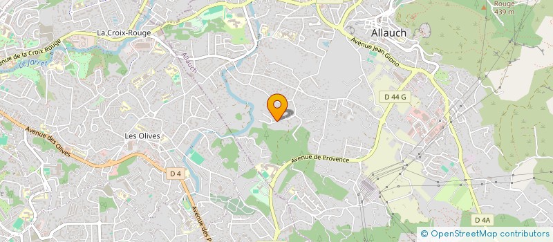 localisation de l'entreprise DES CORDES ET DES VOIX  ALLAUCH