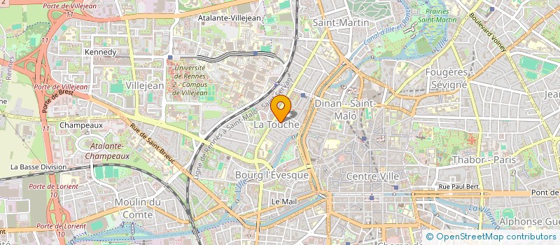 localisation de l'entreprise DES CORSAIRES  RENNES