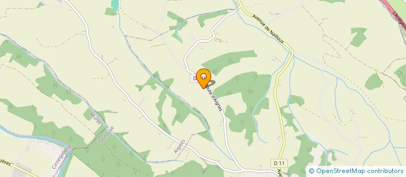 localisation de l'entreprise DES COTEAUX DE SAINT JEAN  CALMONT