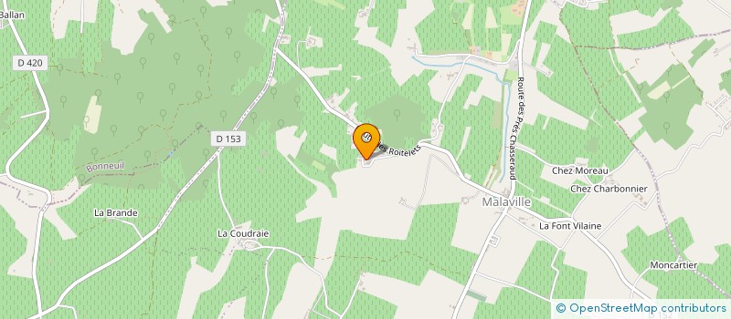 localisation de l'entreprise DES COTEAUX DU BREUIL à BELLEVIGNE