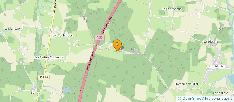localisation de l'entreprise DES COUHARDES à BENY