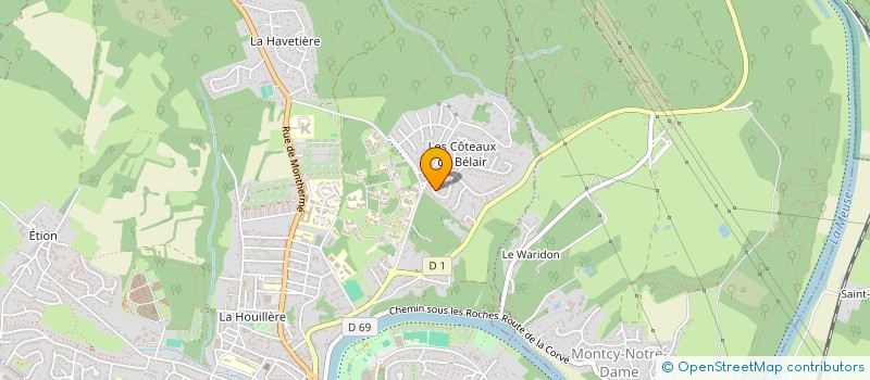 localisation de l'entreprise DES COULEURS, DES FORMES ET DES MOTS  CHARLEVILLE-MEZIERES