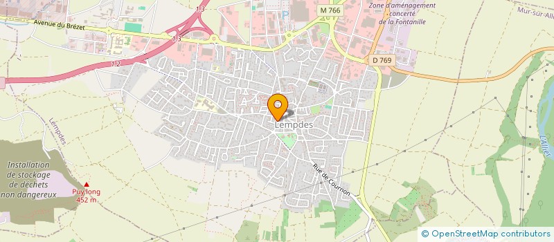 localisation de l'entreprise DES COULEURS POUR L'ENFANCE  LEMPDES