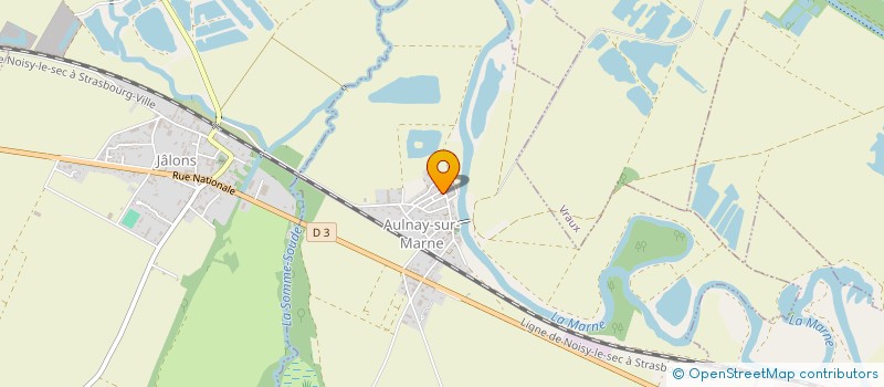 localisation de l'entreprise DES COULONS  AULNAY-SUR-MARNE