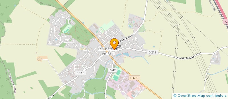 localisation de l'entreprise DES COUPES ET DES COULEURS  LE CHATELET-EN-BRIE