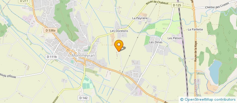 localisation de l'entreprise DES COURIOLS - GACHON & ROUX ASSOCIES  MONTMEYRAN