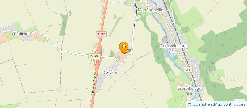 localisation de l'entreprise DES COUSINS  MANEHOUVILLE