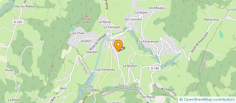 localisation de l'entreprise DES COUTALIS  BOGEVE