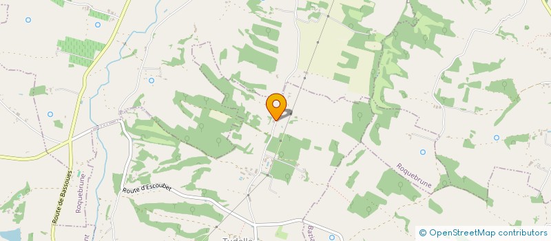 localisation de l'entreprise DES CRETES  TUDELLE