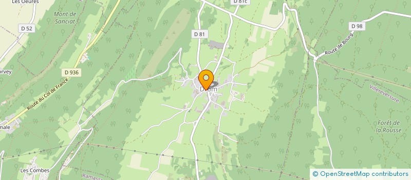 localisation de l'entreprise DES CREUSES  RAMASSE