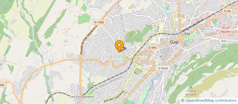 localisation de l'entreprise DES CROCHES ET DES LUNES  GAP