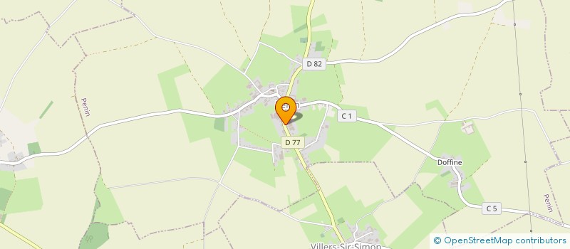 localisation de l'entreprise DES CROISETTES  PENIN