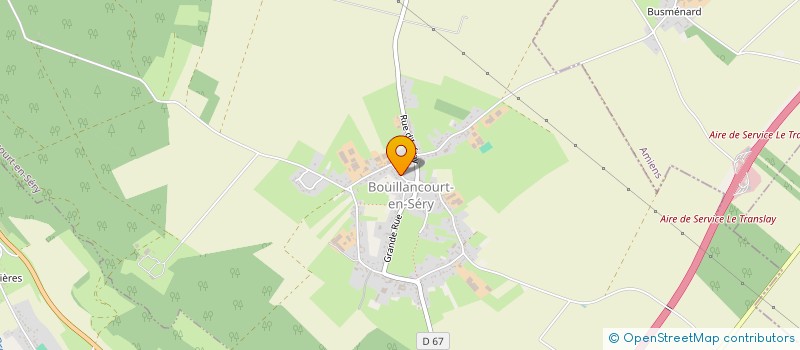 localisation de l'entreprise DES CROISETTES  BOUILLANCOURT-EN-SERY