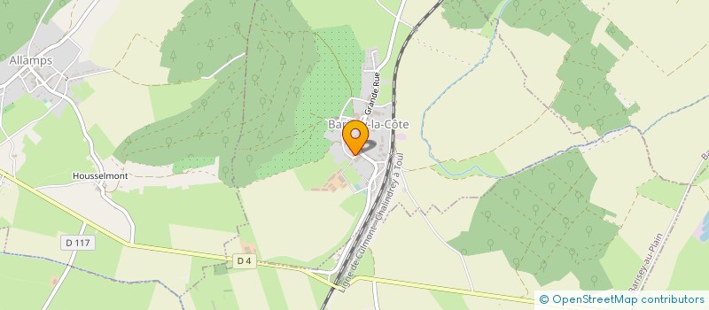 localisation de l'entreprise DES CUVENELLES à BARISEY-LA-COTE