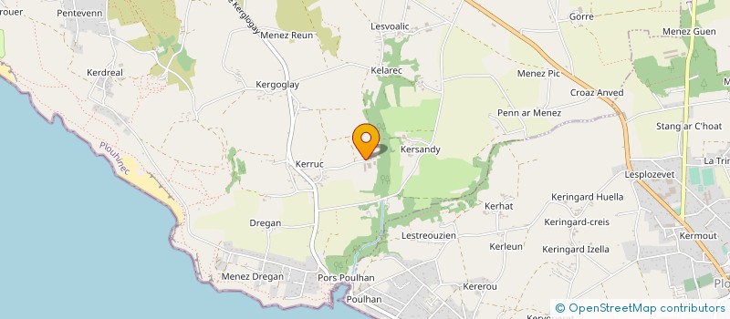 localisation de l'entreprise DES CYPRES à PLOUHINEC