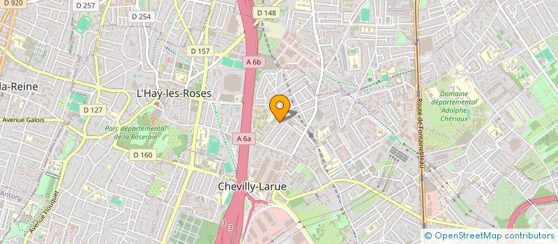 localisation de l'entreprise DES DAHLIAS  L'HAY-LES-ROSES