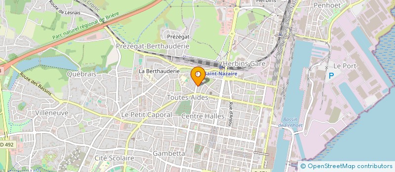 localisation de l'entreprise DES DE MAIN à SAINT-NAZAIRE